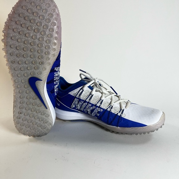 Nike Alpha Huarache 7 Pro TF LAX 'White Game Royal' - Picture 2 of 5